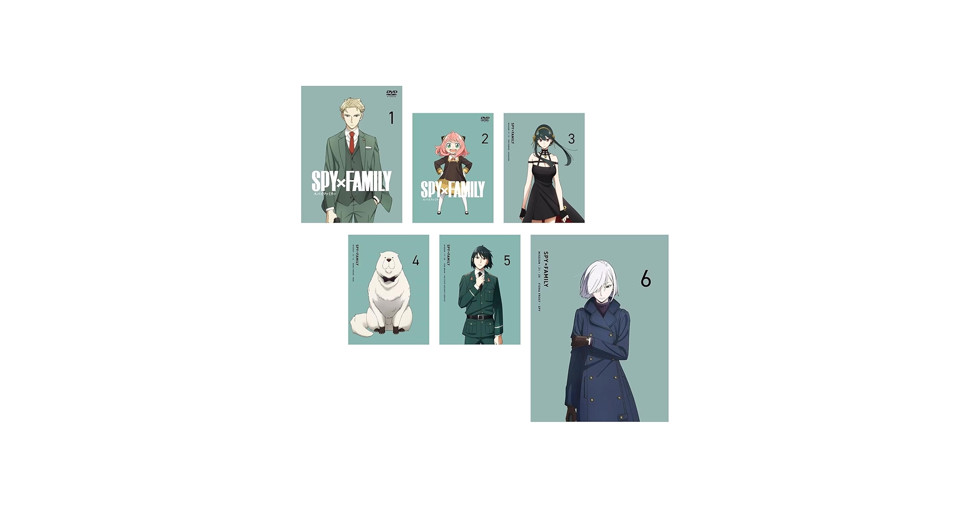 Amazon.co.jp: SPY×FAMILY スパイファミリー [レンタル落ち] 全6巻