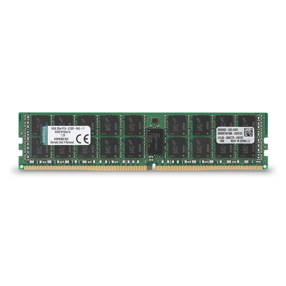 Kingston ValueRAM 16GB RAM 2133MHz DDR4 ECC Reg CL15 DIMM DR x 4