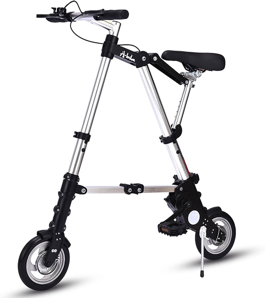 Amazon | 軽量 持ち運び 6キロ折畳み自転車時速約15キロメートル8