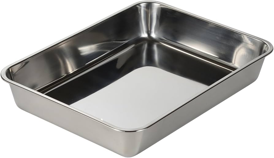 Amazon｜高儀 TAKAGI ステンレス 角バット 10枚取 容量4.7L 長方形