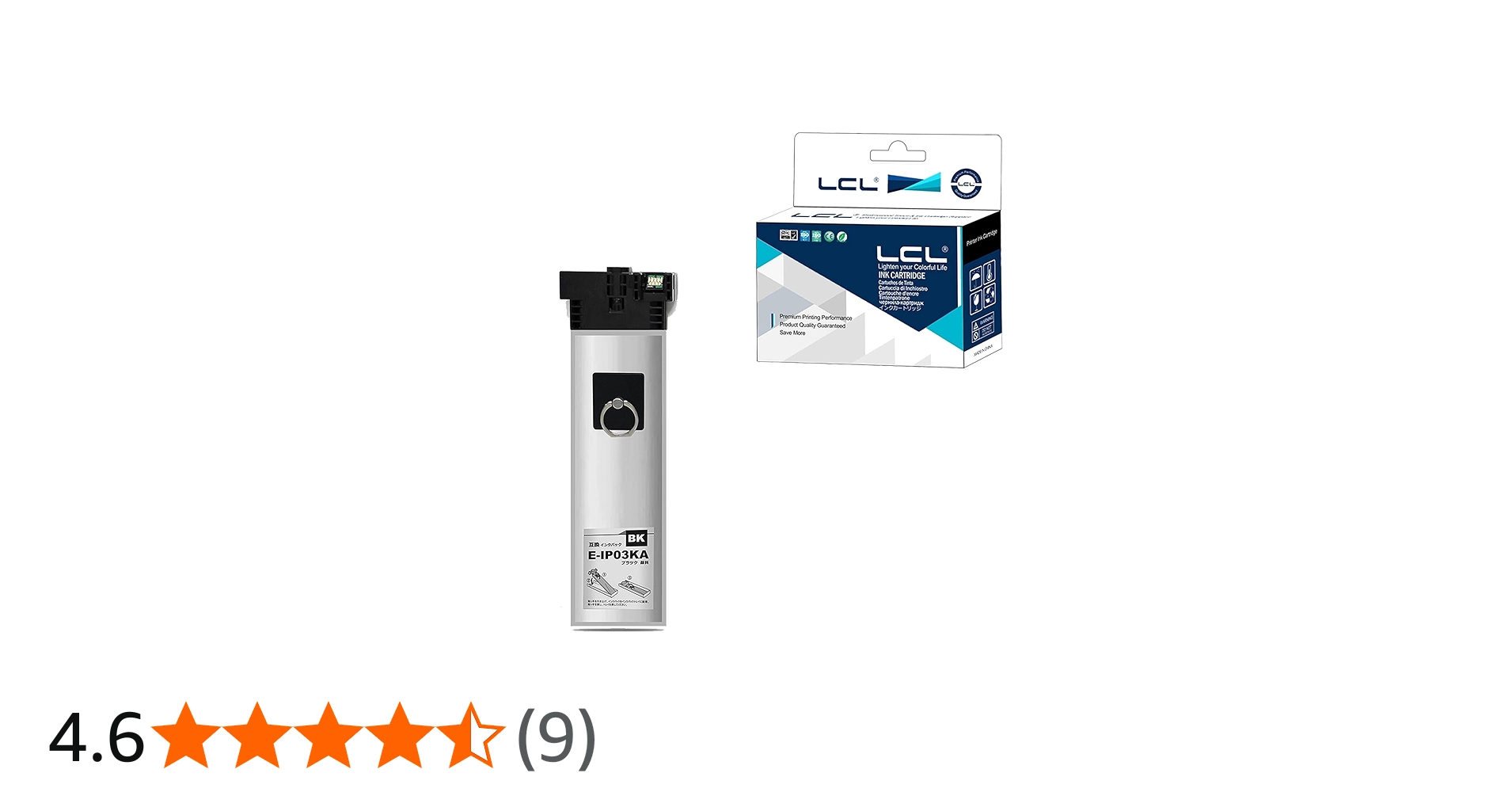 Amazon.co.jp: LCL エプソン用 IP03 IP03KA （1パック ブラック） 顔料