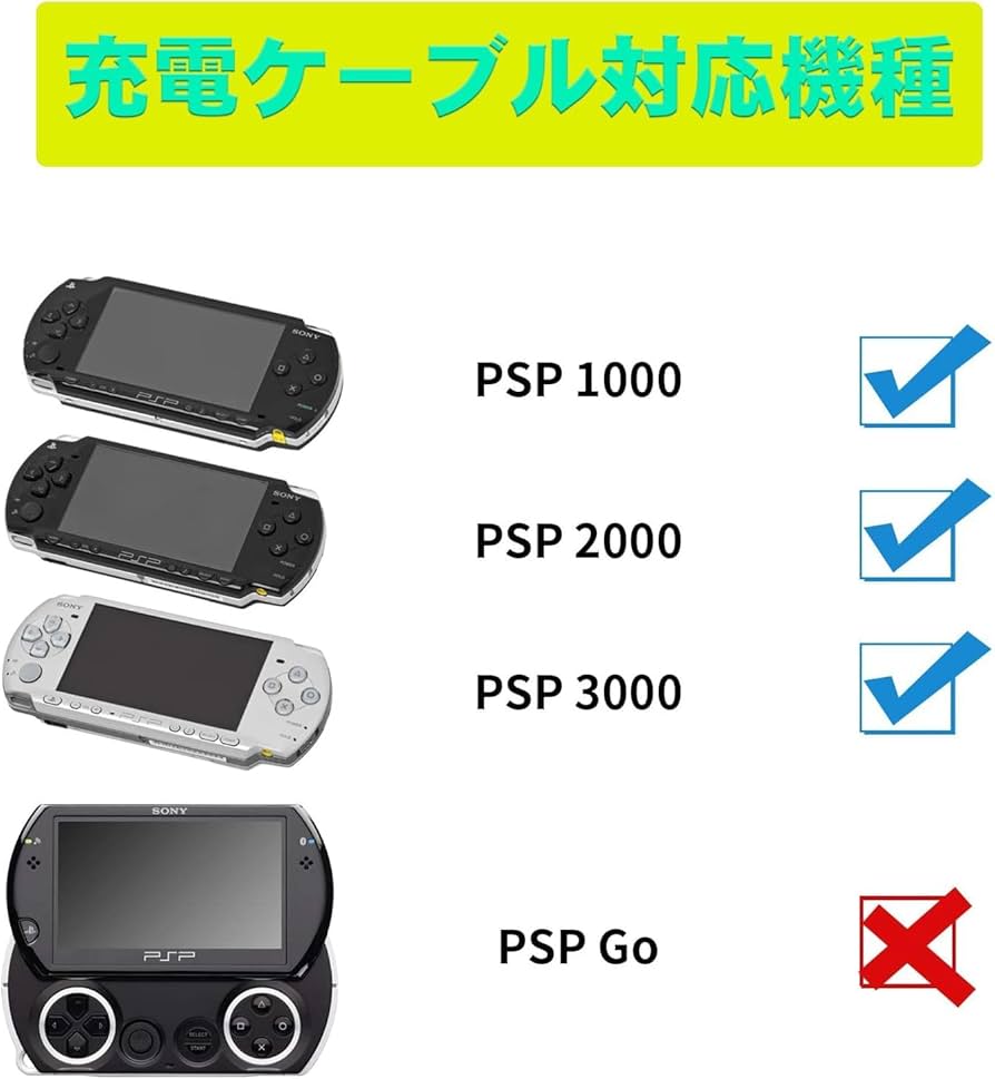 PSP本体と充電器セット売り SONY PSP USBケーブル 充電器 2個 セット : GLOBAL STAGE Yahoo!店