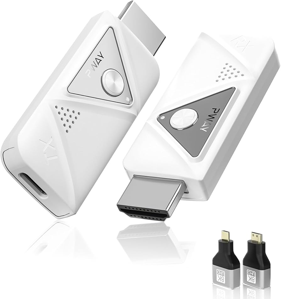 Amazon.co.jp: ワイヤレスHDMI 小型 拡張モード 4台増設可能 収納に