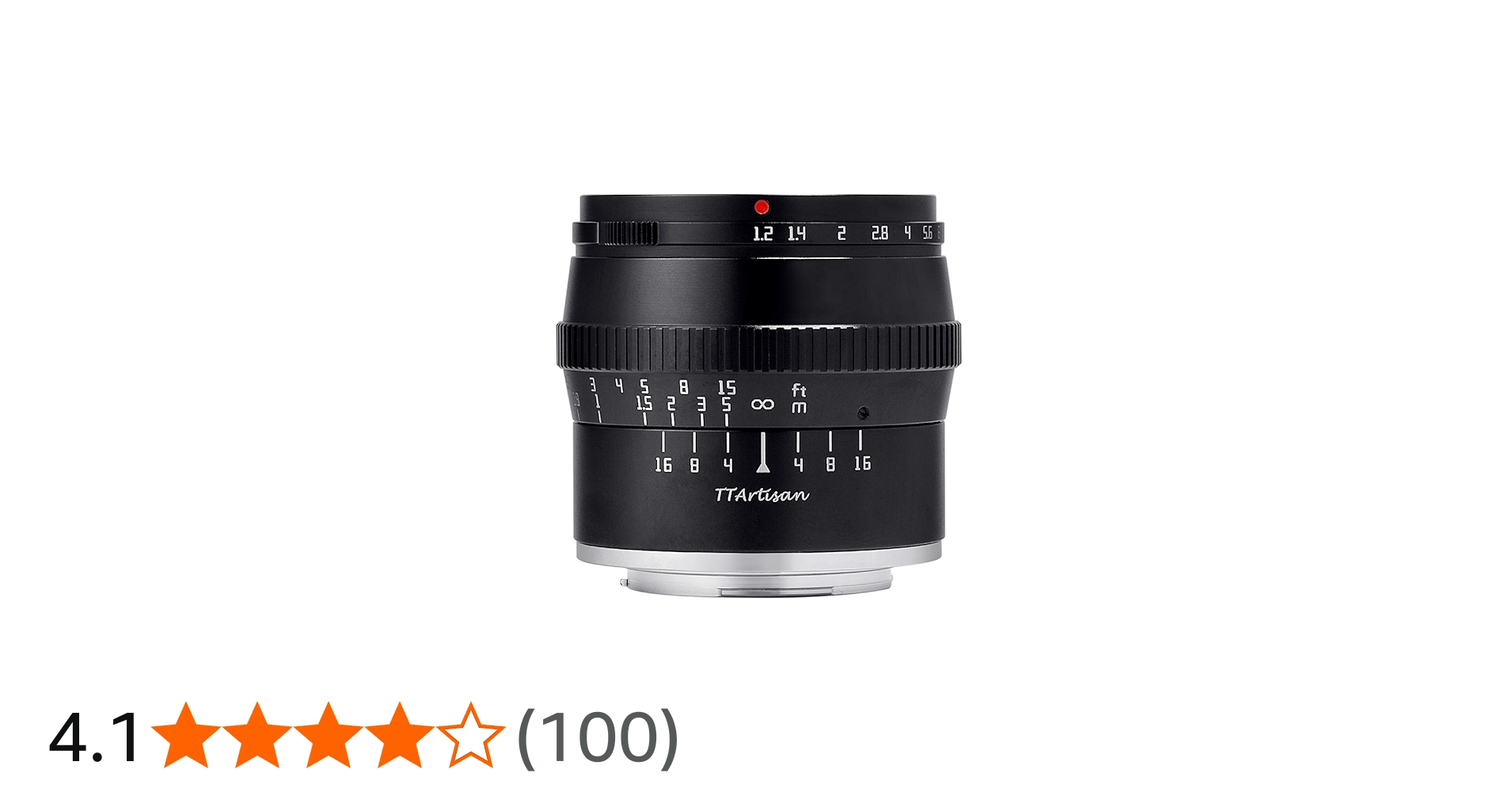 Amazon.co.jp: TTArtisan 50mm F1.2 Eマウント 単焦点レンズ APS-C