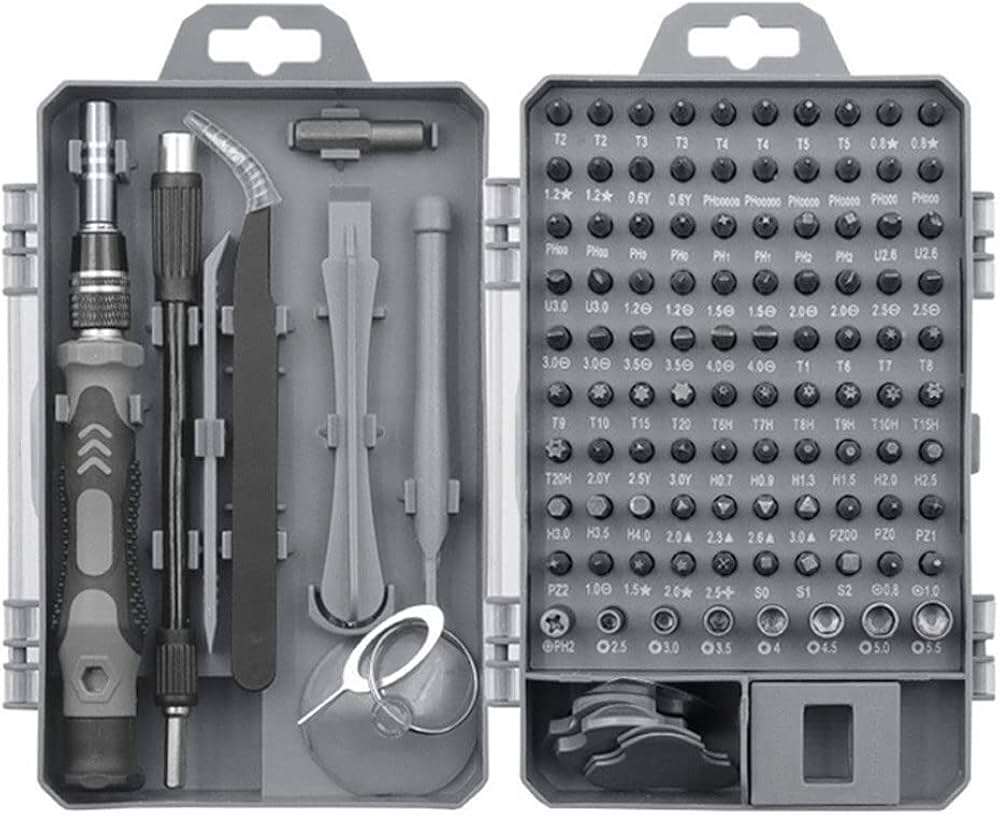 Amazon | 精密ドライバーセット 115ピースドライバーとビットセット