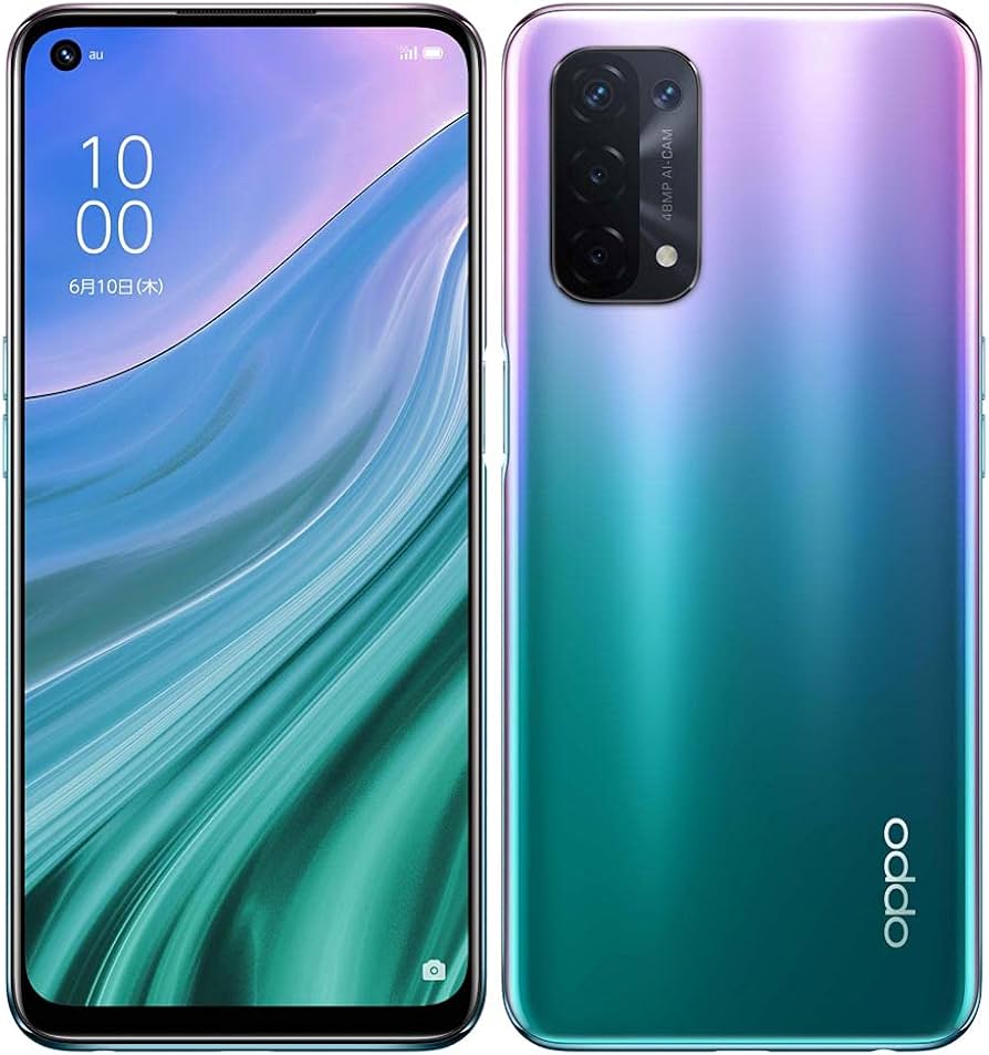 Amazon.co.jp: OPPO A54 5G OPG02 Fantastic Purple Au Version SIM