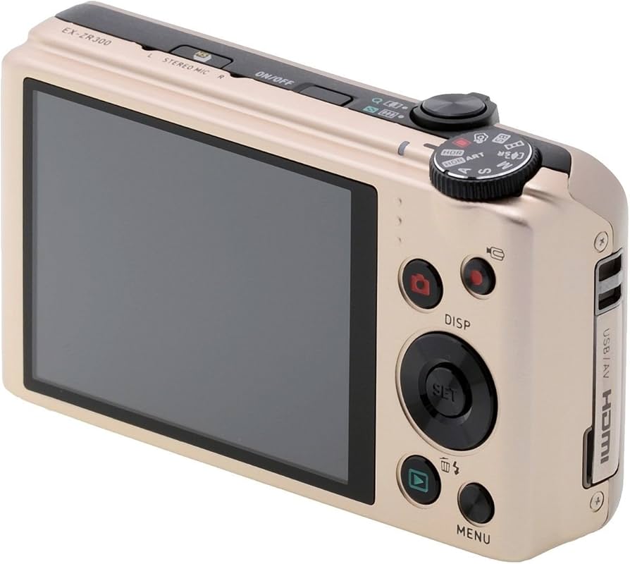 Amazon.com : Casio High Speed Exilim Ex-zr300 Digital Camera Gold