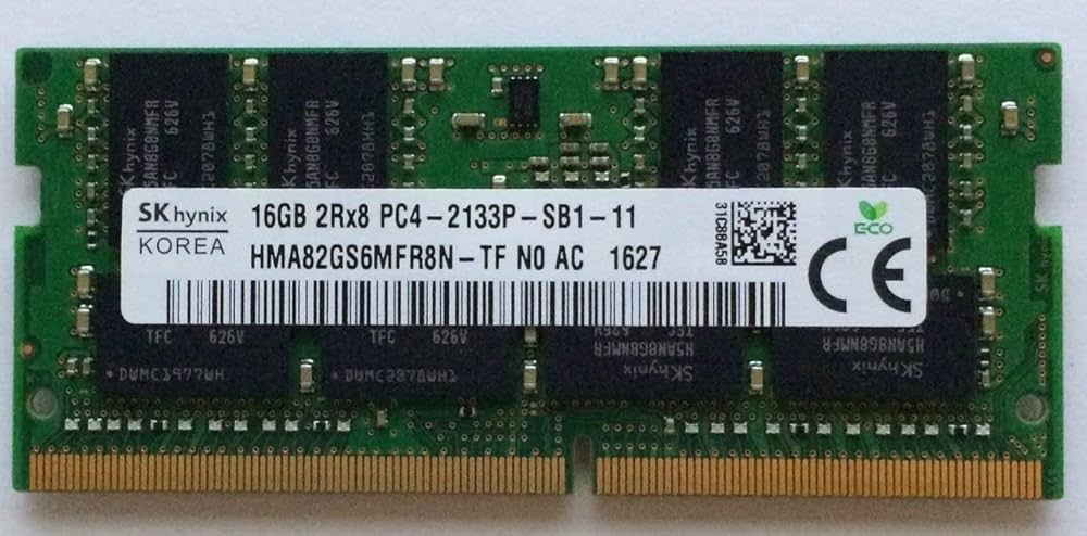 Amazon | 16GB 2Rx8 PC4-2133P DDR4-17000 SODIMM ノートパソコン