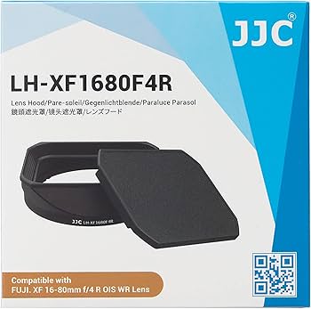 Amazon | JJC FUJI XF 16-80mm F/4 R OIS WRレンズ用レンズフード LH