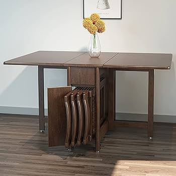 Amazon｜折りたたみテーブル、ドロップリーフキッチンテーブル