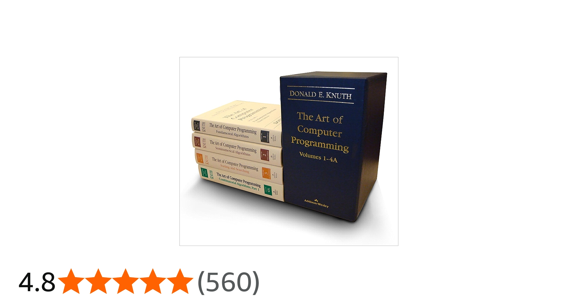 Amazon | Art of Computer Programming, Volumes 1-4A Boxed Set, The