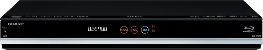 Amazon | シャープ 500GB 2チューナー ブルーレイレコーダー AQUOS BD
