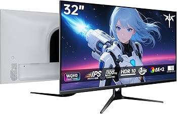 Amazon.co.jp: KTC 32インチ モニター WQHD 100Hz(120HzOC可能) IPS