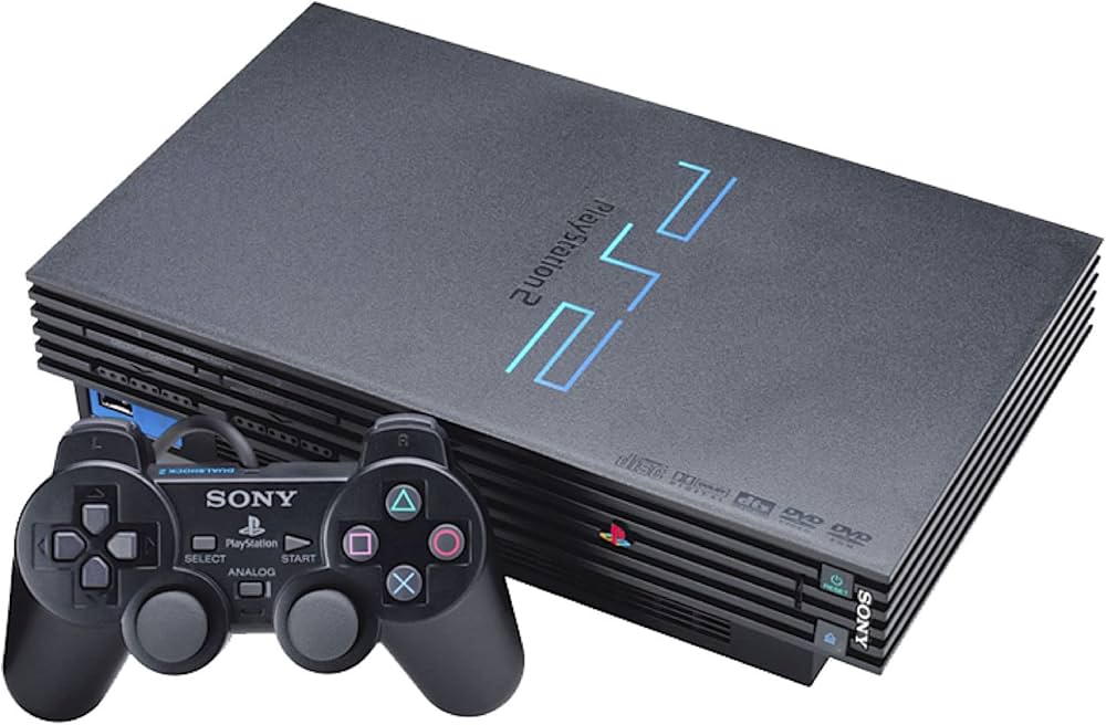 Amazon.com: Sony PlayStation 2 Console - Black (Renewed) : Video Games