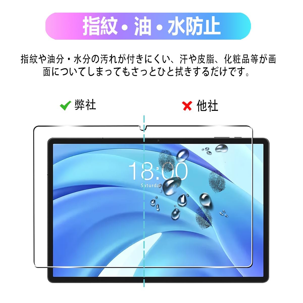 Amazon.co.jp: 【2枚セット】 対応 Teclast P50 AI/T50HD/P50/P50S