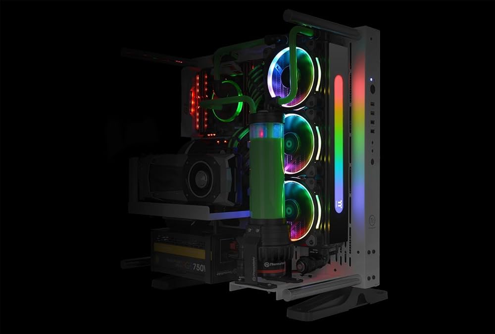 Amazon.co.jp: Thermaltake Pacific RL360 Plus RGB 液体冷却システム