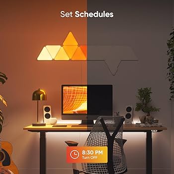Nanoleaf Shapes LED Lights for Wall, WiFi Smart Home Wall Panel