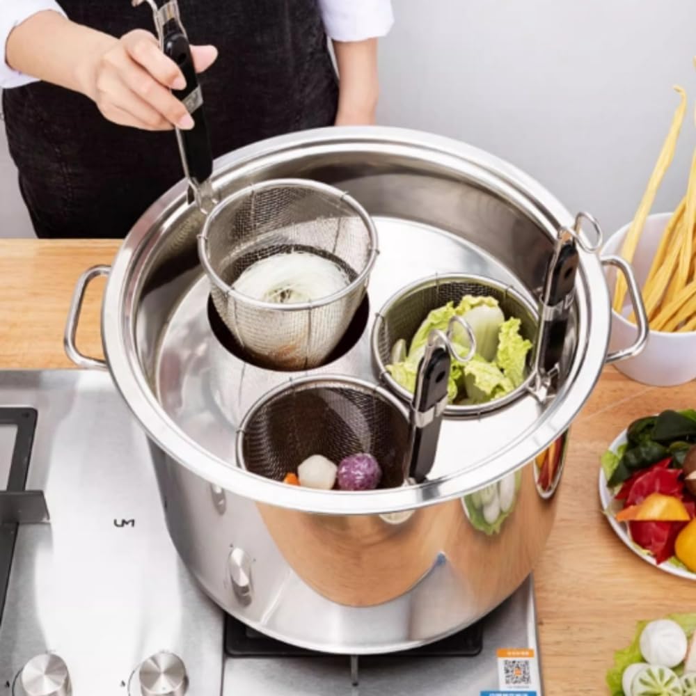 Amazon｜家庭用・業務用・店舗用 ステンレス 鍋 そば鍋 蕎麦打ちセット