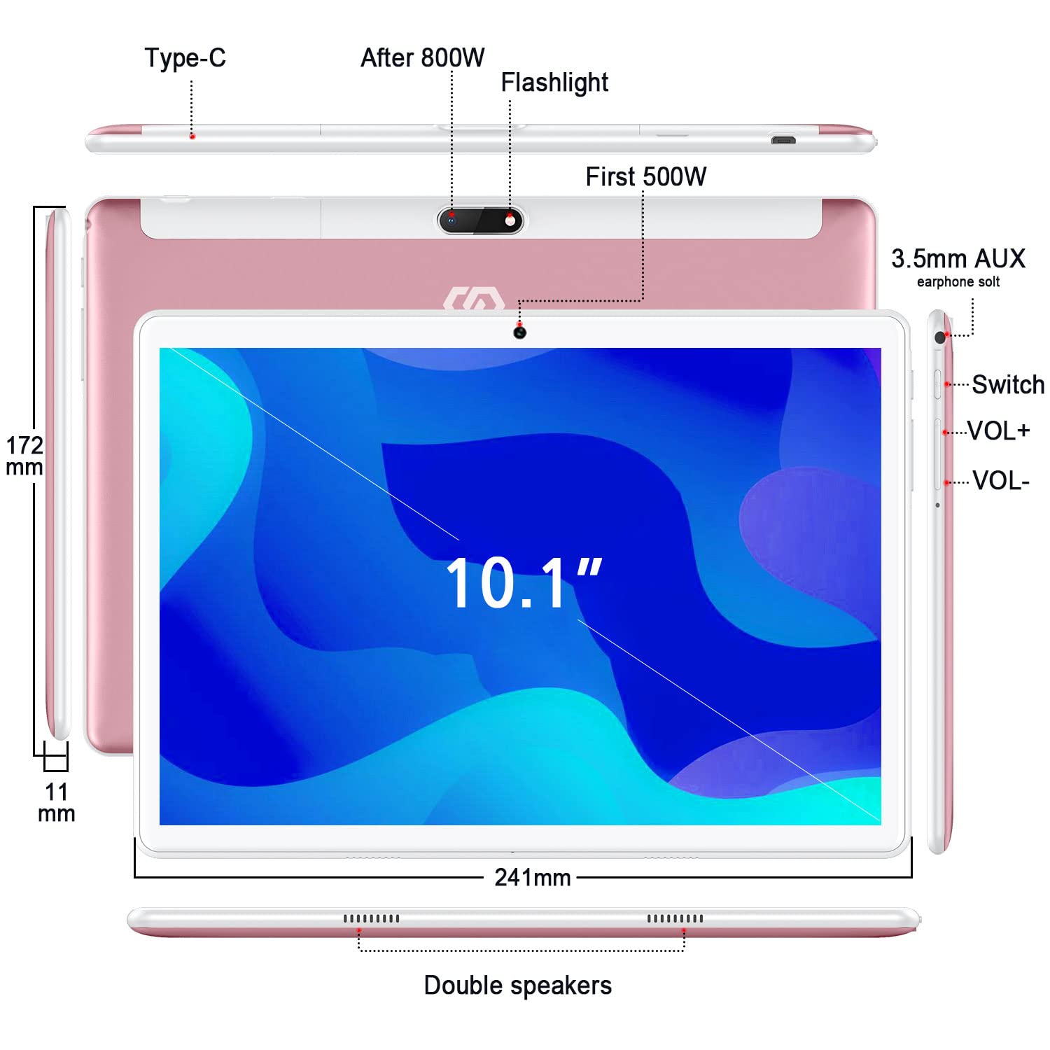 Amazon.co.jp: AOYODKG 2イン1タブレット キーボード付き 4GB RAM 64GB