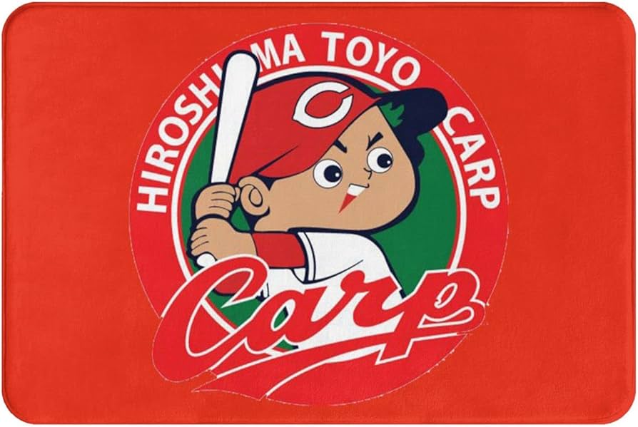 Amazon | 広島東洋カープ フロアマット フランネル滑り止めフロア