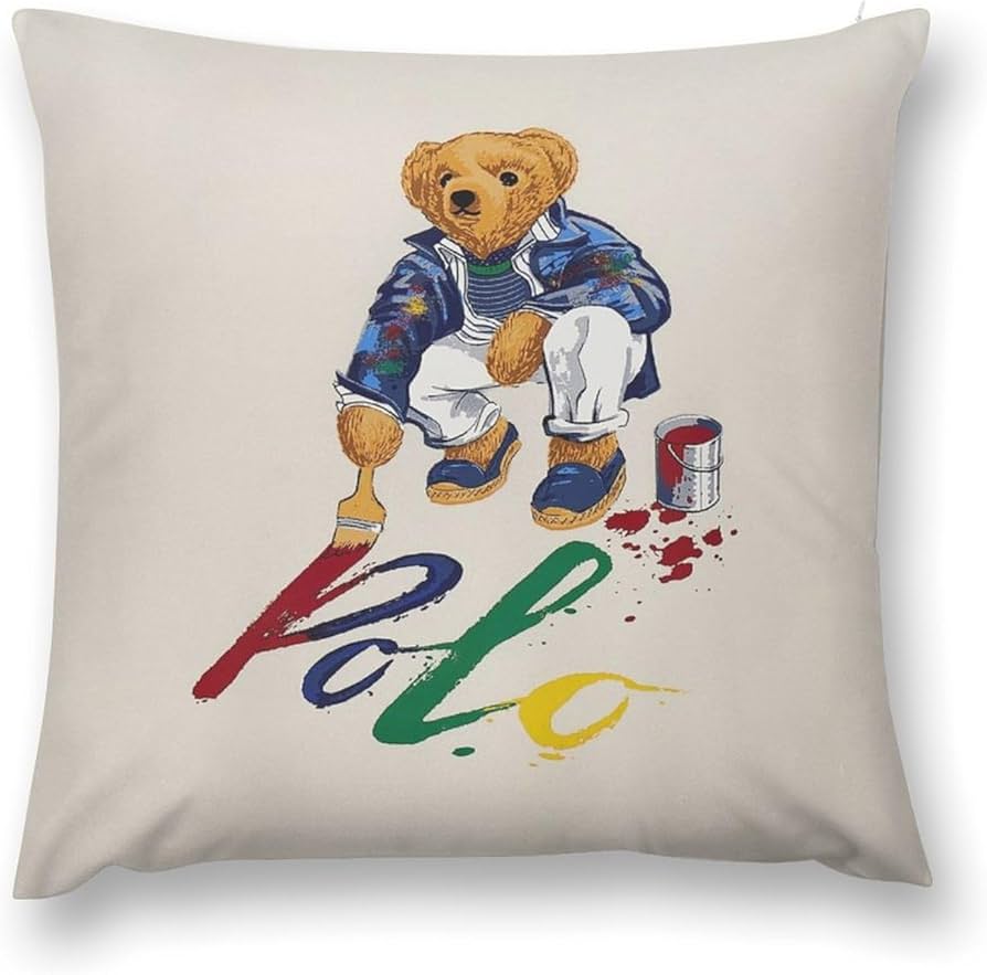 Amazon.co.jp: Polo クマちゃん ポロベア アニメ クッションカバー