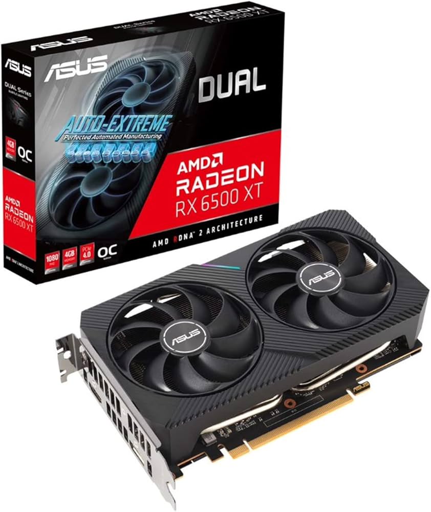 Amazon | ASUS Dual Radeon™ RX 6500 XT 搭載ビデオカード OC edition