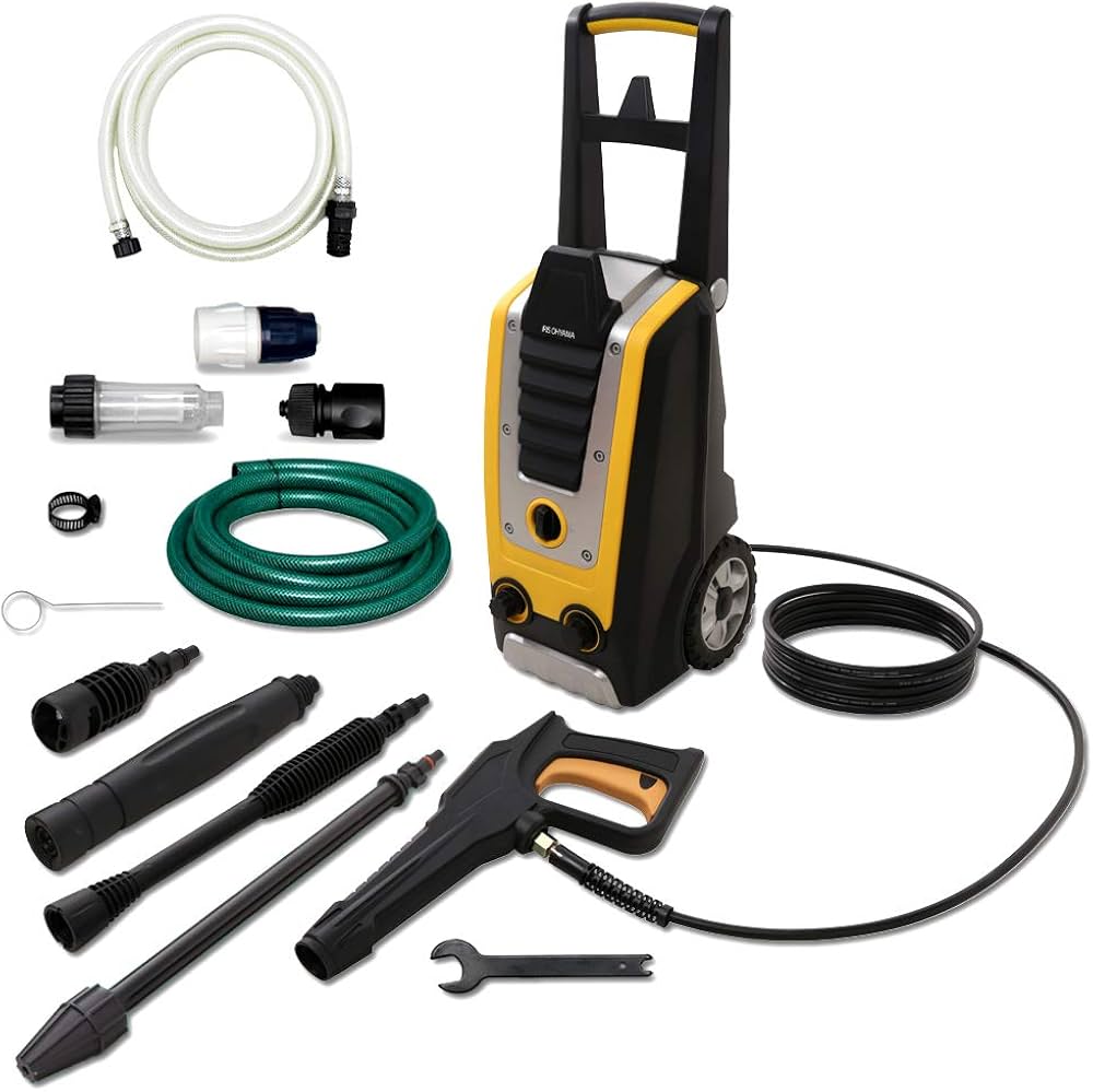 Amazon | アイリスオーヤマ 高圧洗浄機(60Hz 西日本専用) イエロー FIN