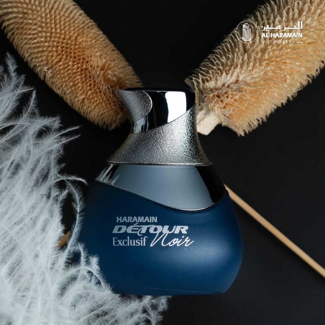 Amazon.com : Al Haramain Detour Noir Exclusif Eau de Parfum Spray