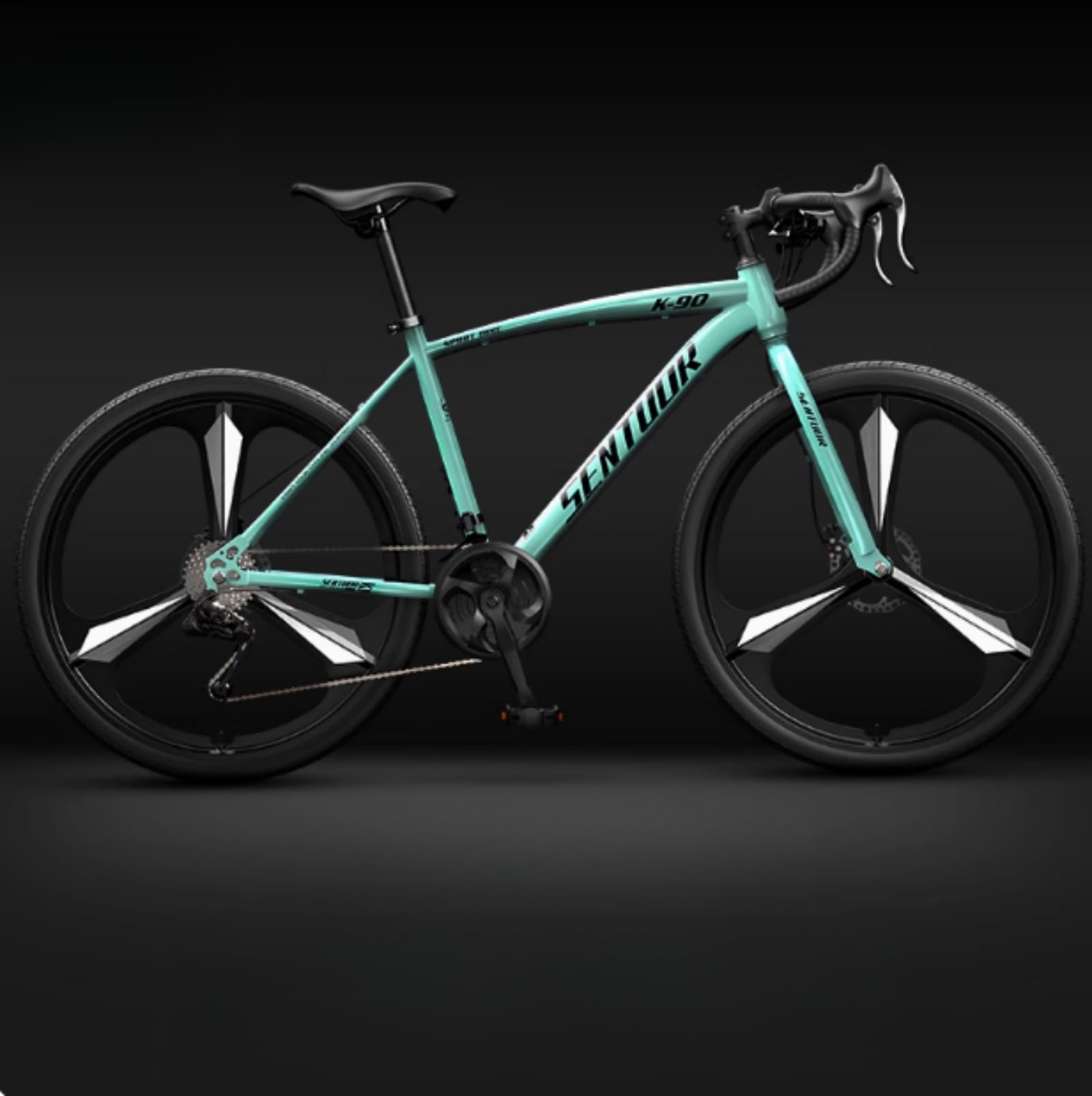 Amazon | Dazzixクロスバイクエアロロードバイク 自転車 24/27/30段