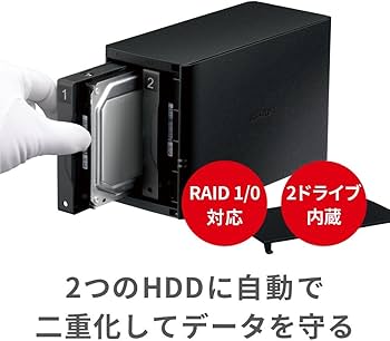 ☆【HDD使用僅か】BUFFALO 4TB NAS LS220DN0402B相当 Amazon.co.jp