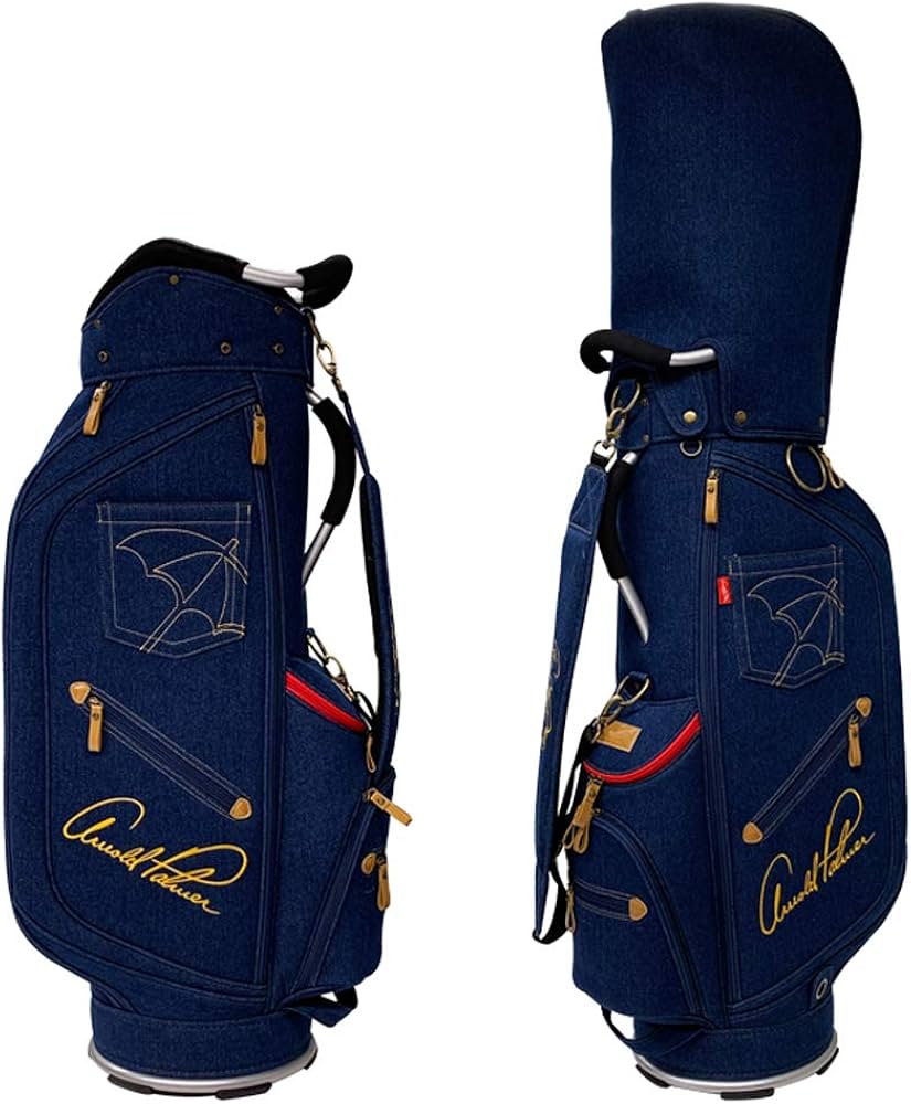 Amazon | アーノルドパーマー キャディバッグ APCB-15F 9.0型 デニム