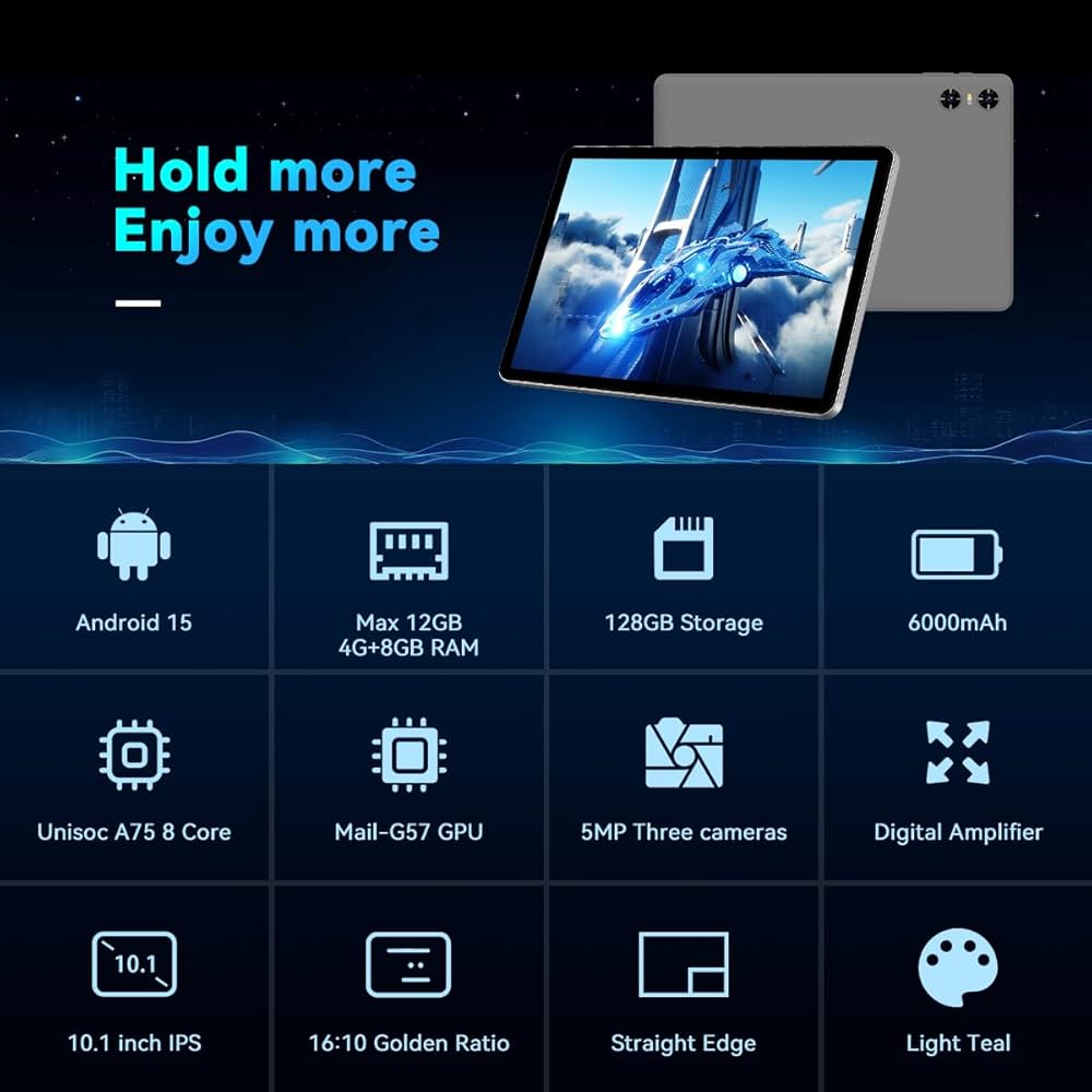 Amazon.co.jp: SVITOO Android タブレット 10インチ、2025 Android 15