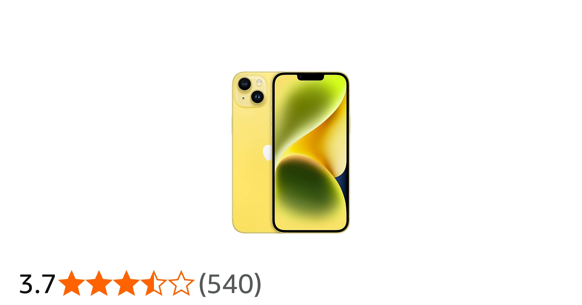 Amazon | 【整備済み品】 Apple iPhone 14 128GB イエロー SIMフリー