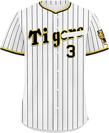 Amazon.co.jp: 阪神虎 大山 悠輔 背番号3 レプリカユニフォーム 野球服