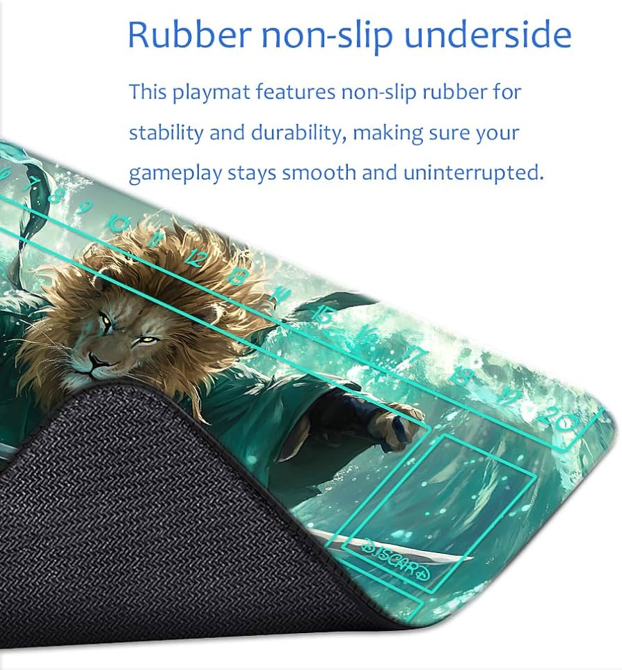 Amazon | Lorcana プレイマット TCG 24x14インチ ゲームマット、滑り