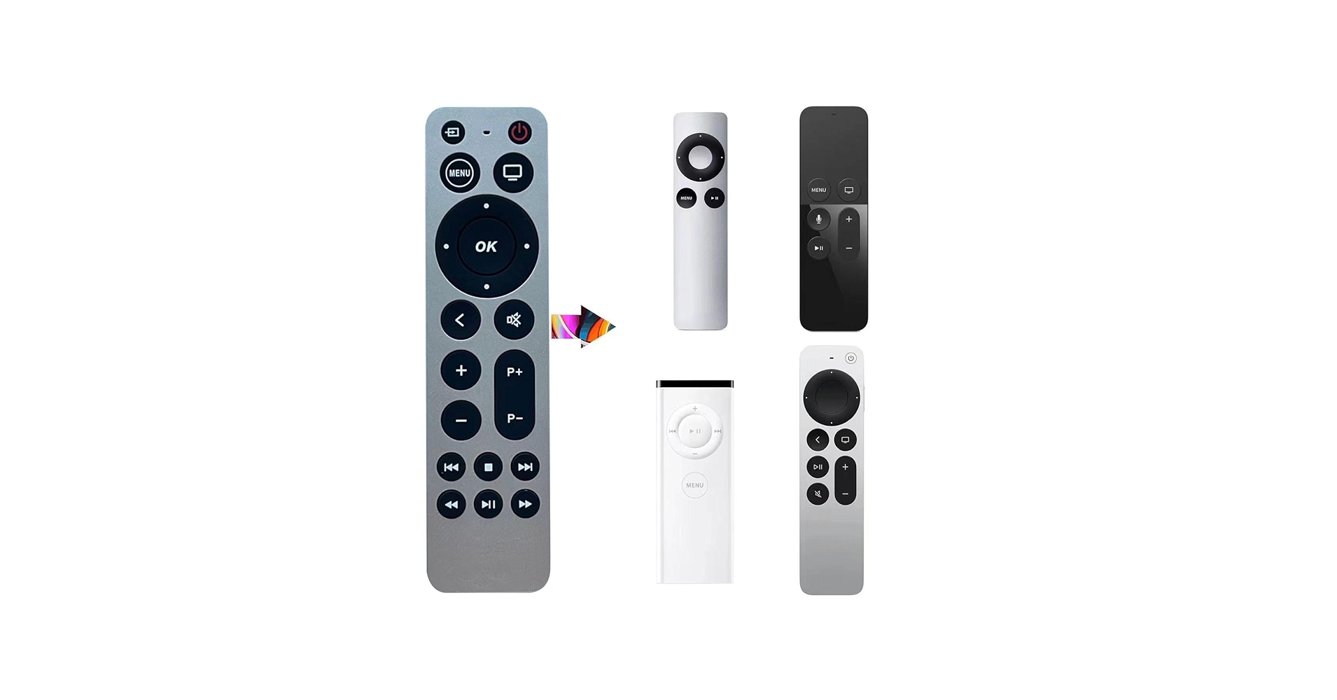 Amazon.com: Universal Remote for Apple TV 4K/ Generation 1 2 3 4