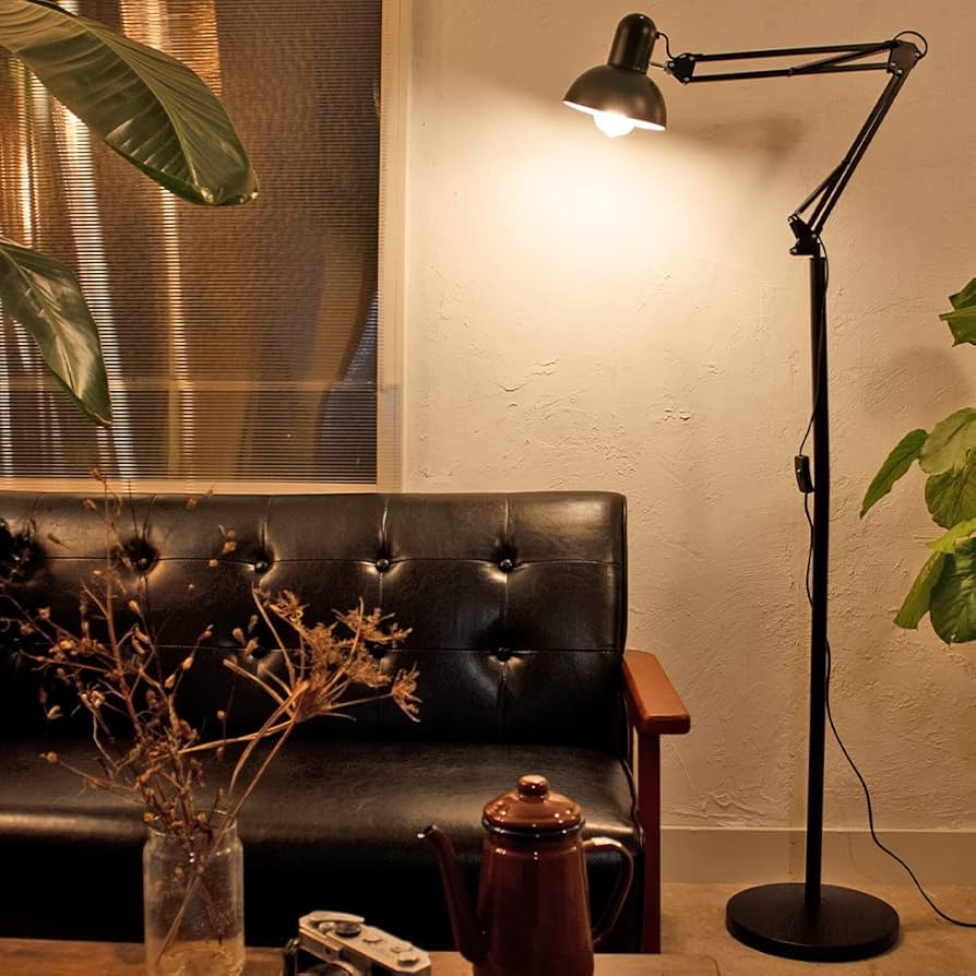 Amazon.co.jp : フロアスタンドライト LED 電球 アーム アーチ型