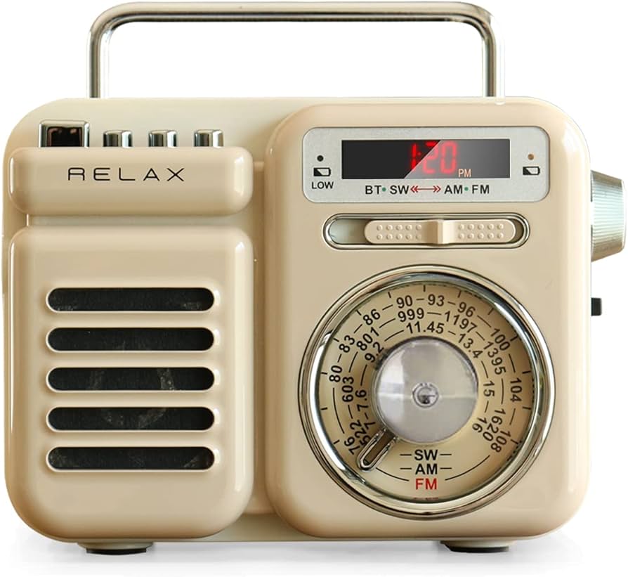 Amazon.co.jp: RELAX Multi Retro Radio Speaker 7-in-1 Portable
