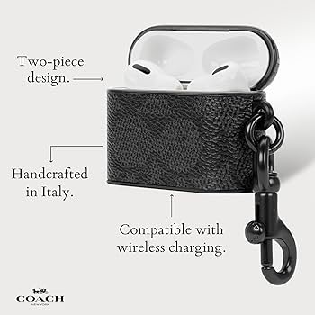 Amazon.com: Coach Signature AirPods Pro Case - Compatible with