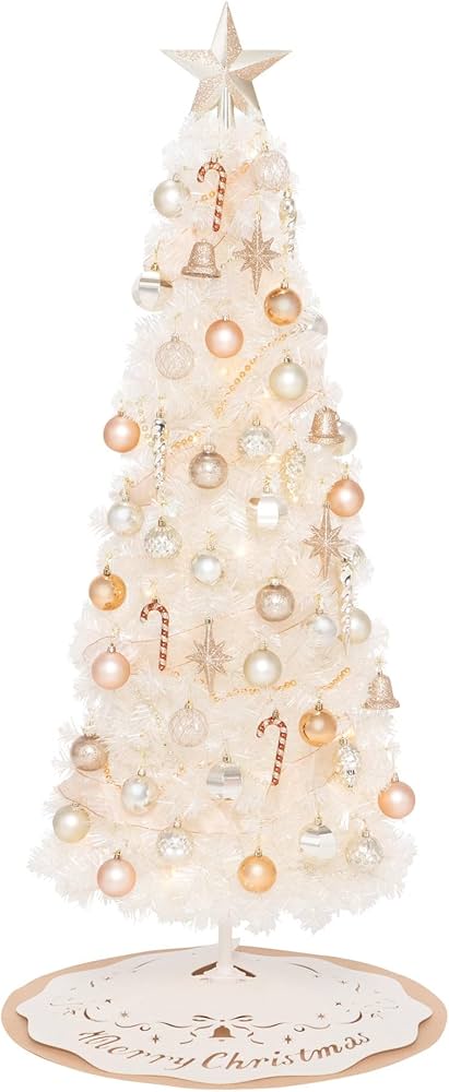 Amazon.co.jp: Francfranc Christmas Tree Starter Set, 59.1 inches