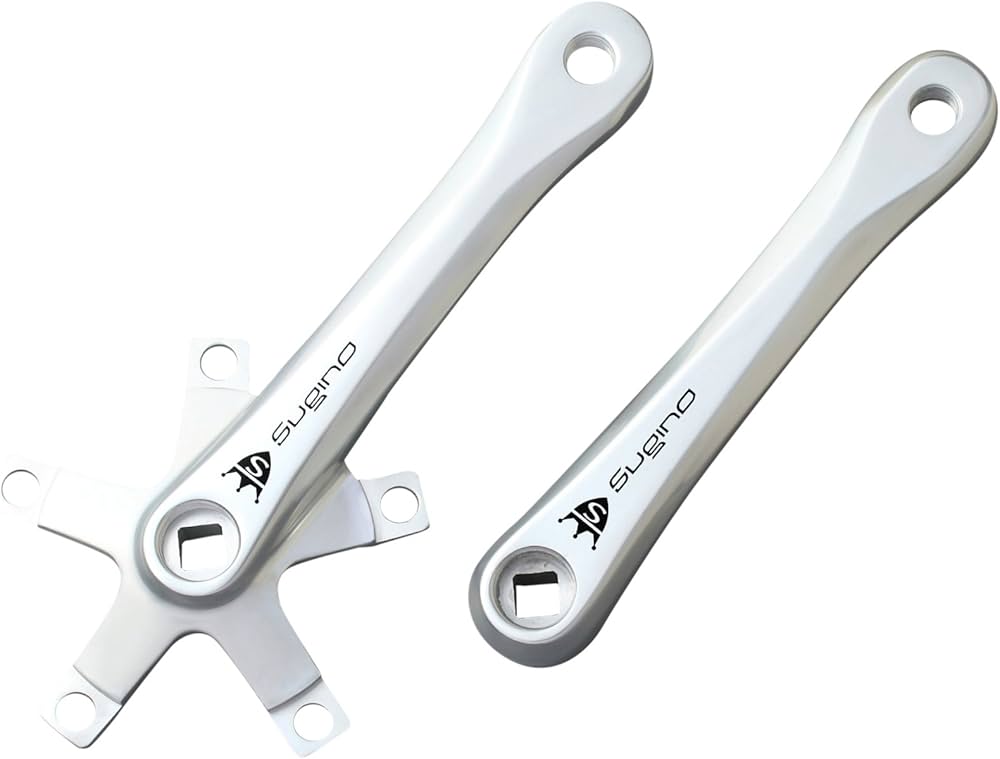 Amazon | Sugino(スギノ) Mighty Tour クランクセット AA SIL JIS