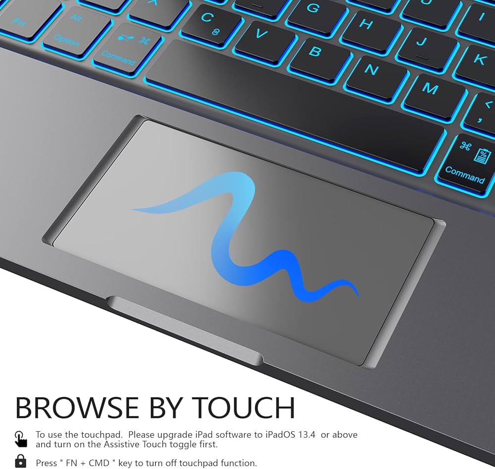 Amazon.co.jp: タッチパッド キーボードケース iPad 第8世代/第7世代