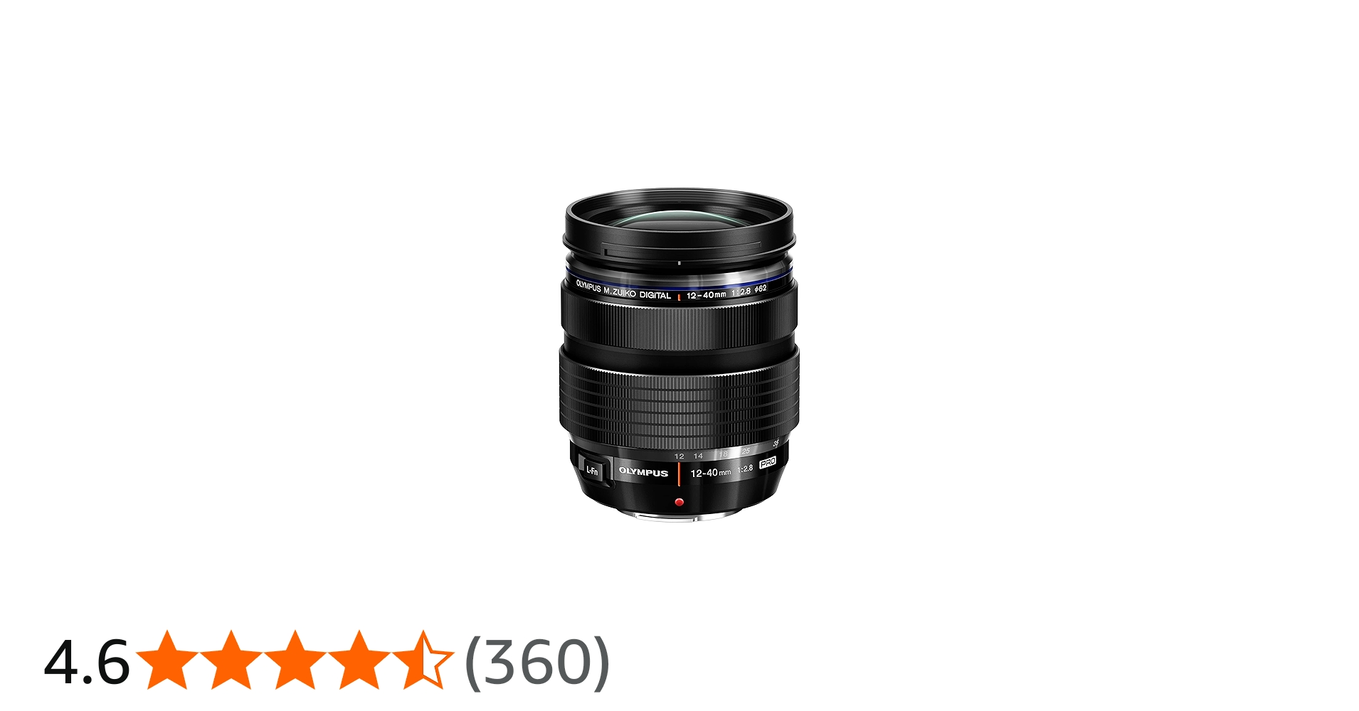 Olympus M Zuiko Digital ED 12-40mm f/2.8 Pro Interchangeable Lens