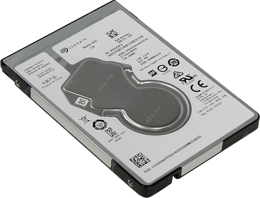 Amazon.com: Seagate 1TB Laptop HDD SATA 6Gb/s 128MB Cache 2.5-Inch