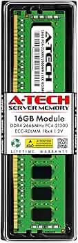 Amazon.co.jp: A-Tech 16GB RAM Kingston KSM26RS4/16MRR用 | DDR4