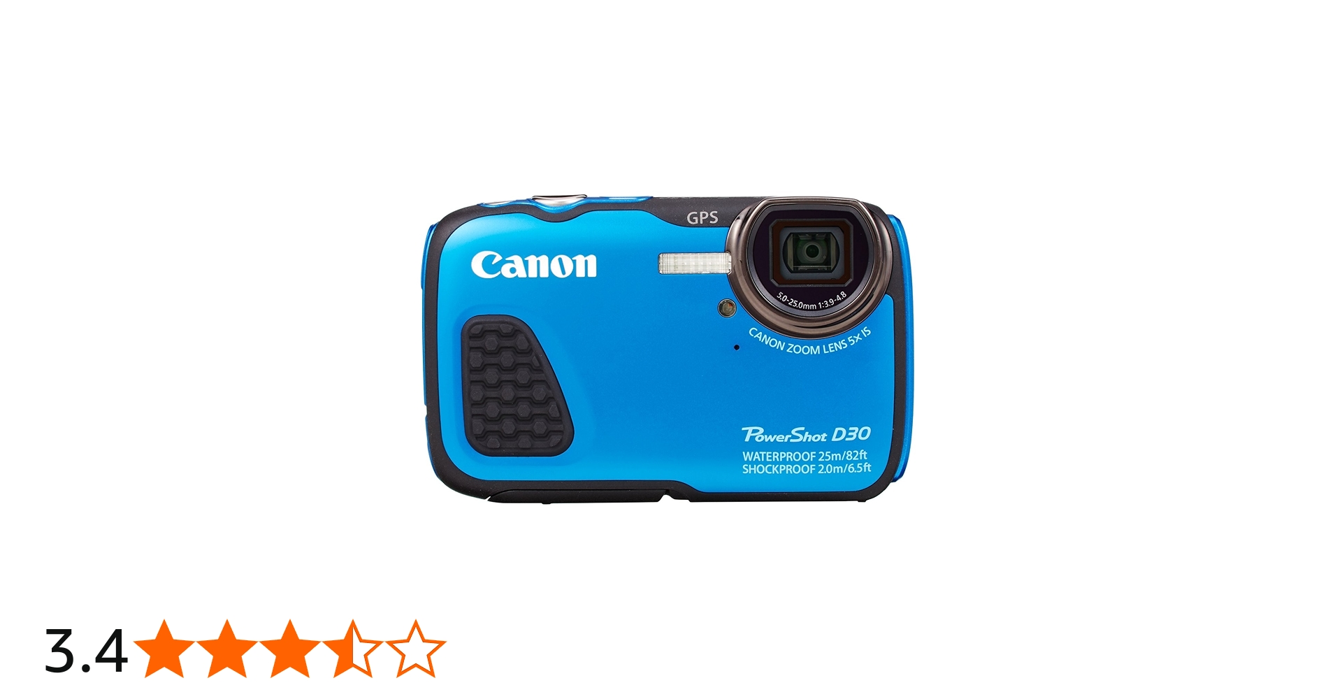 Amazon | Canon デジタルカメラ Power Shot D30 光学5倍ズーム ブルー
