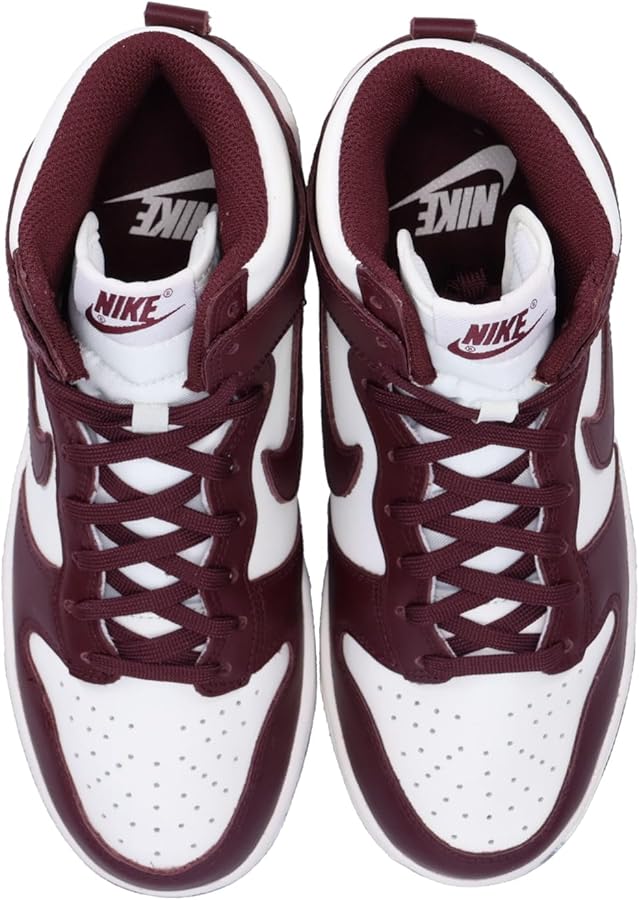Nike Dunk High 白/バーガンディ sz 27.5 Nike Dunk High 白