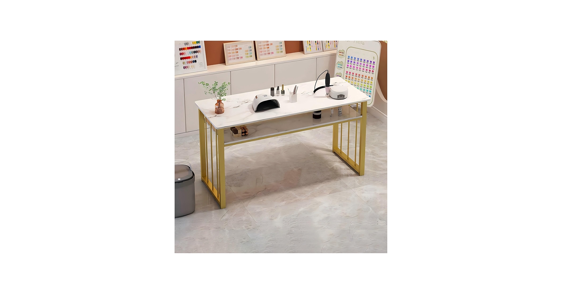 Amazon.co.jp: ネイルテーブル 大理石 ネイルデスク マニキュア