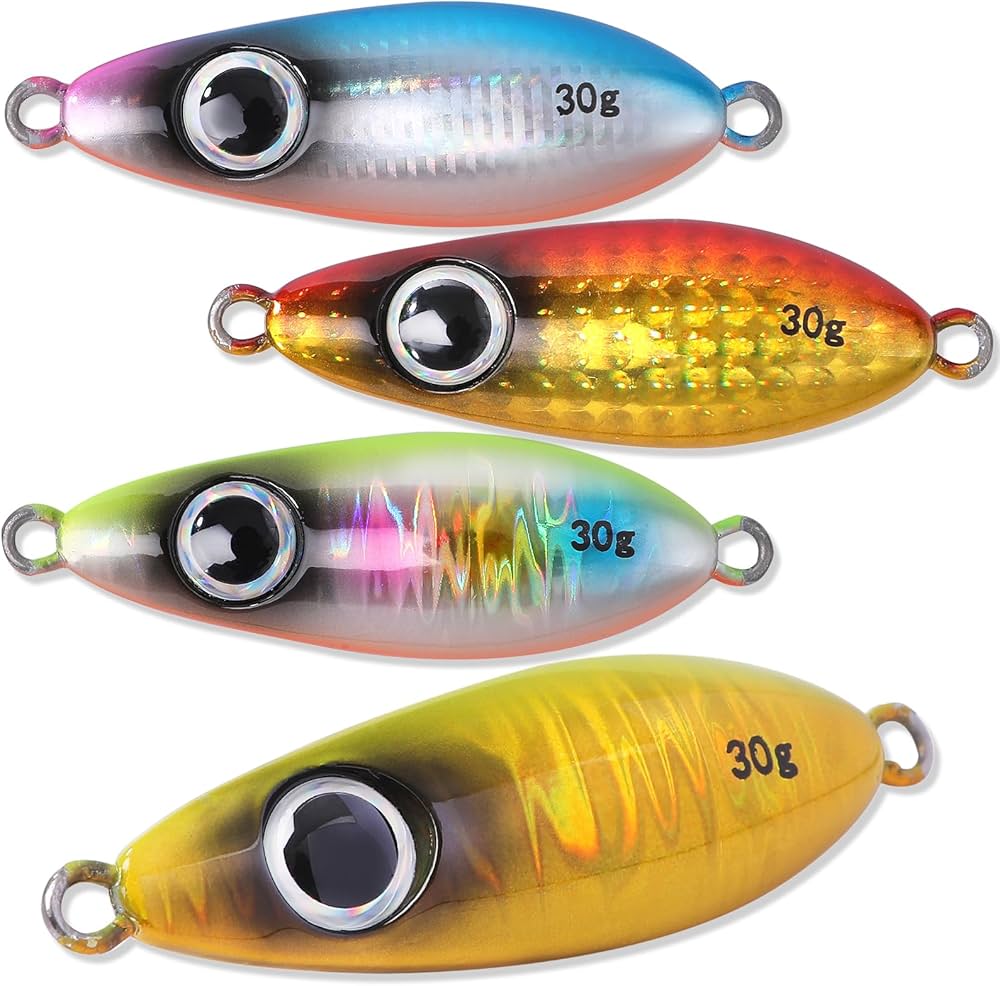 Amazon.co.jp: CONTYU メタルジグ 4個セット サーフ ジグスプーン