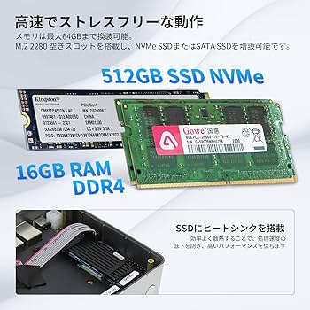Amazon.co.jp: Skynew ミニPC インテル 第12世代 Core i7-1270P / 16GB